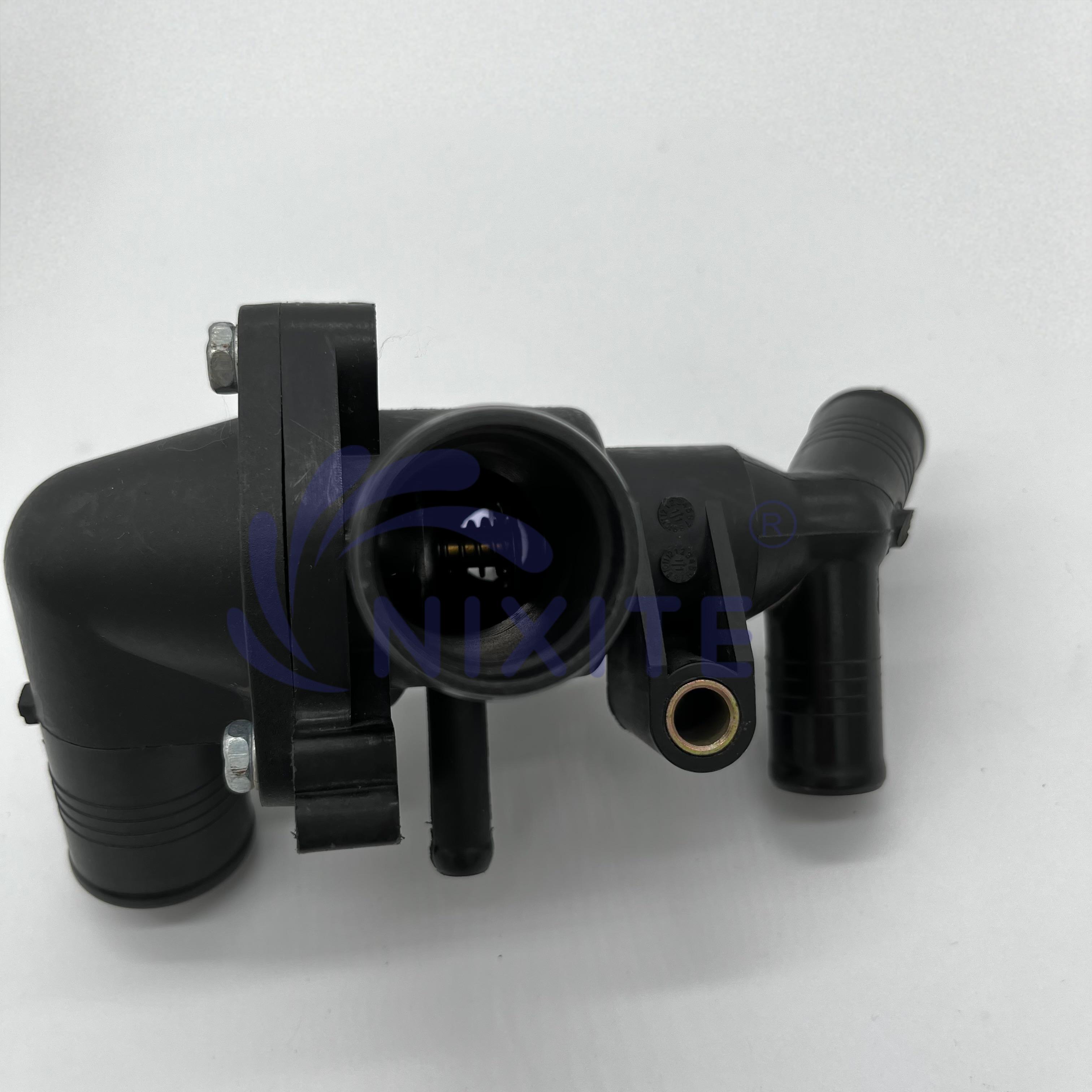 1432394, 8C1Q-8A586-AA, 6C1Q 8A586 BD Engine Coolant Thermostat Housing Assembly